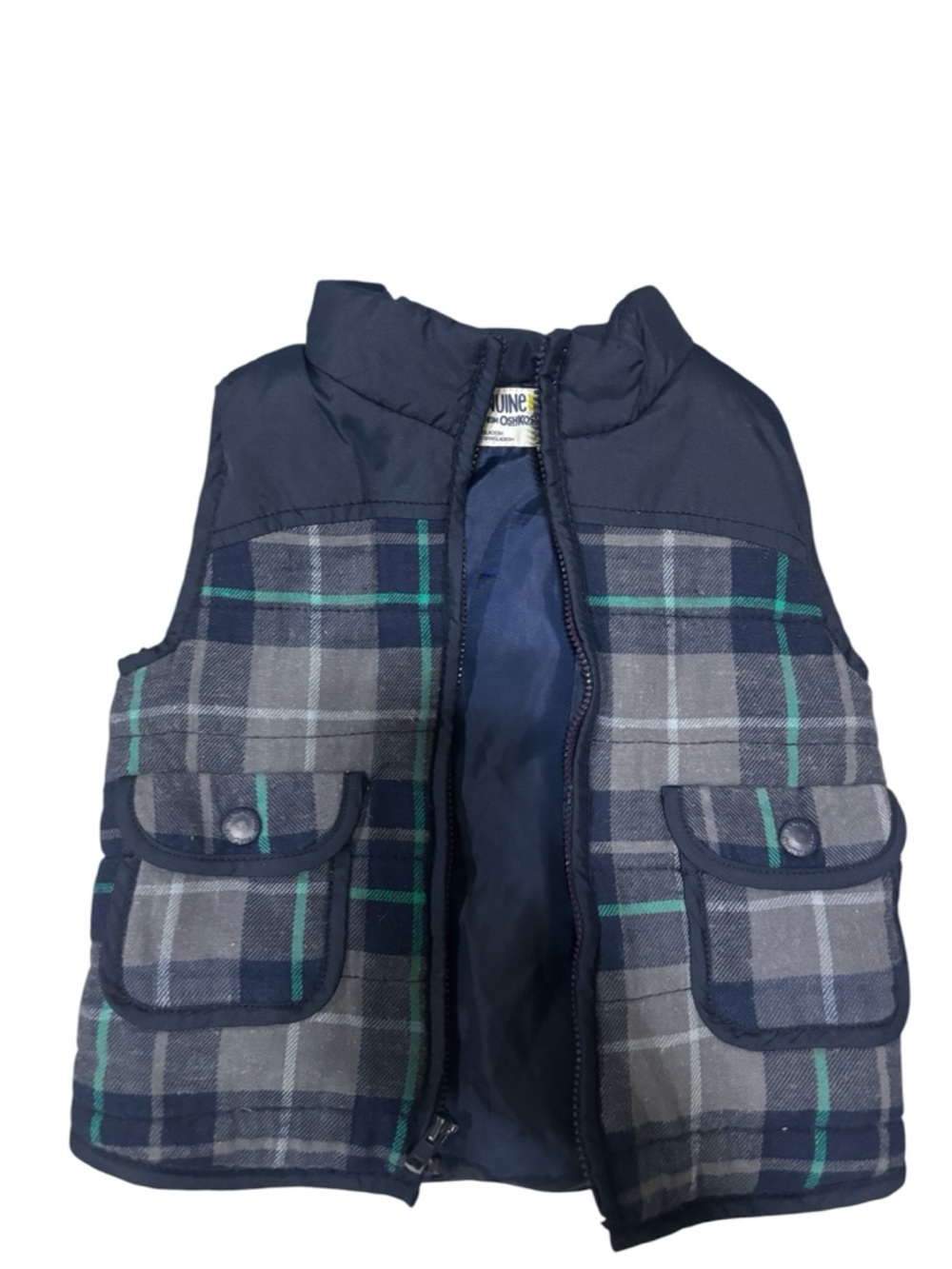 OshKosh B'gosh Navy Toddler Jacket with Yellow Logo